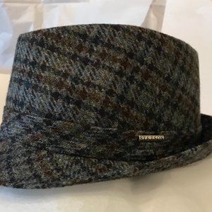 Men's Stetson Trilby Grey Plaid Hat